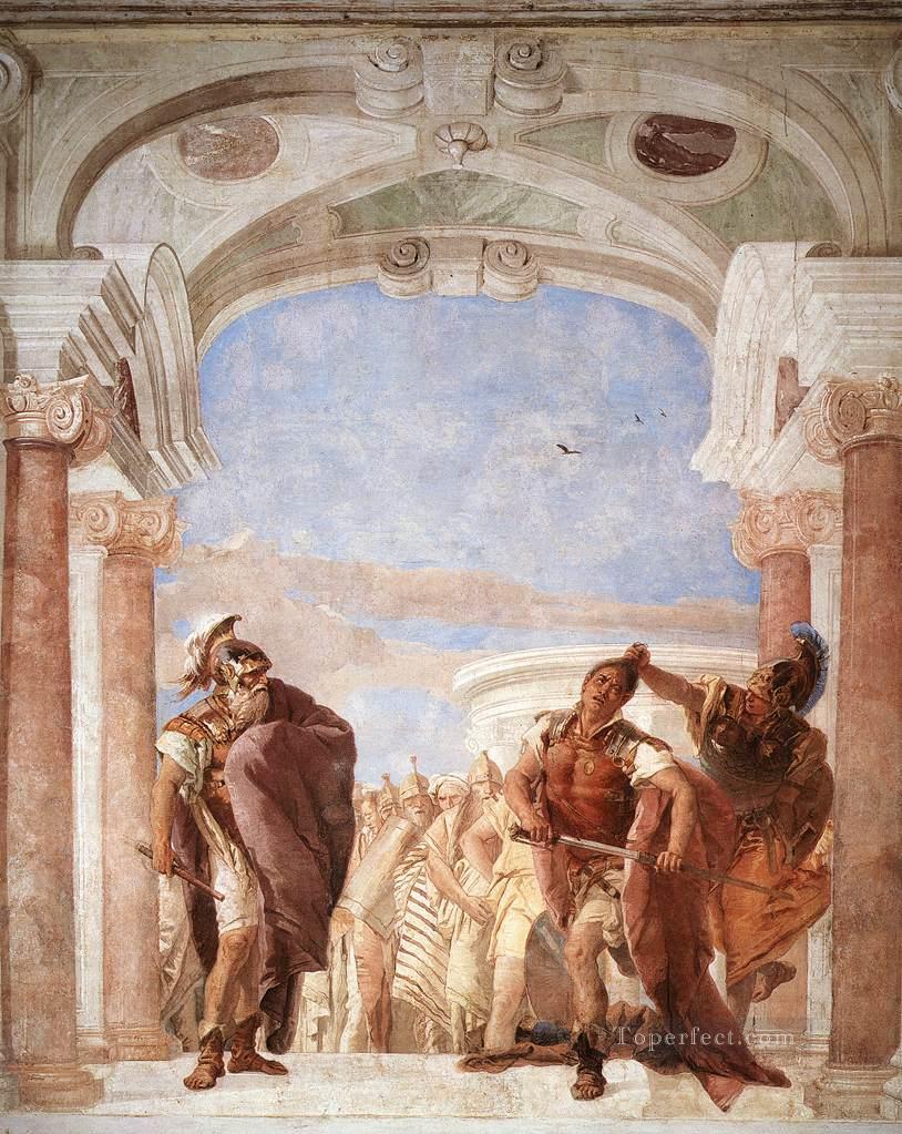 Villa Valmarana The Rage of Achilles Giovanni Battista Tiepolo Oil Paintings
